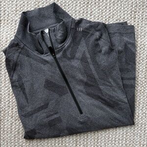 lululemon athletica Gray Quarter-Zip Sweatshirt